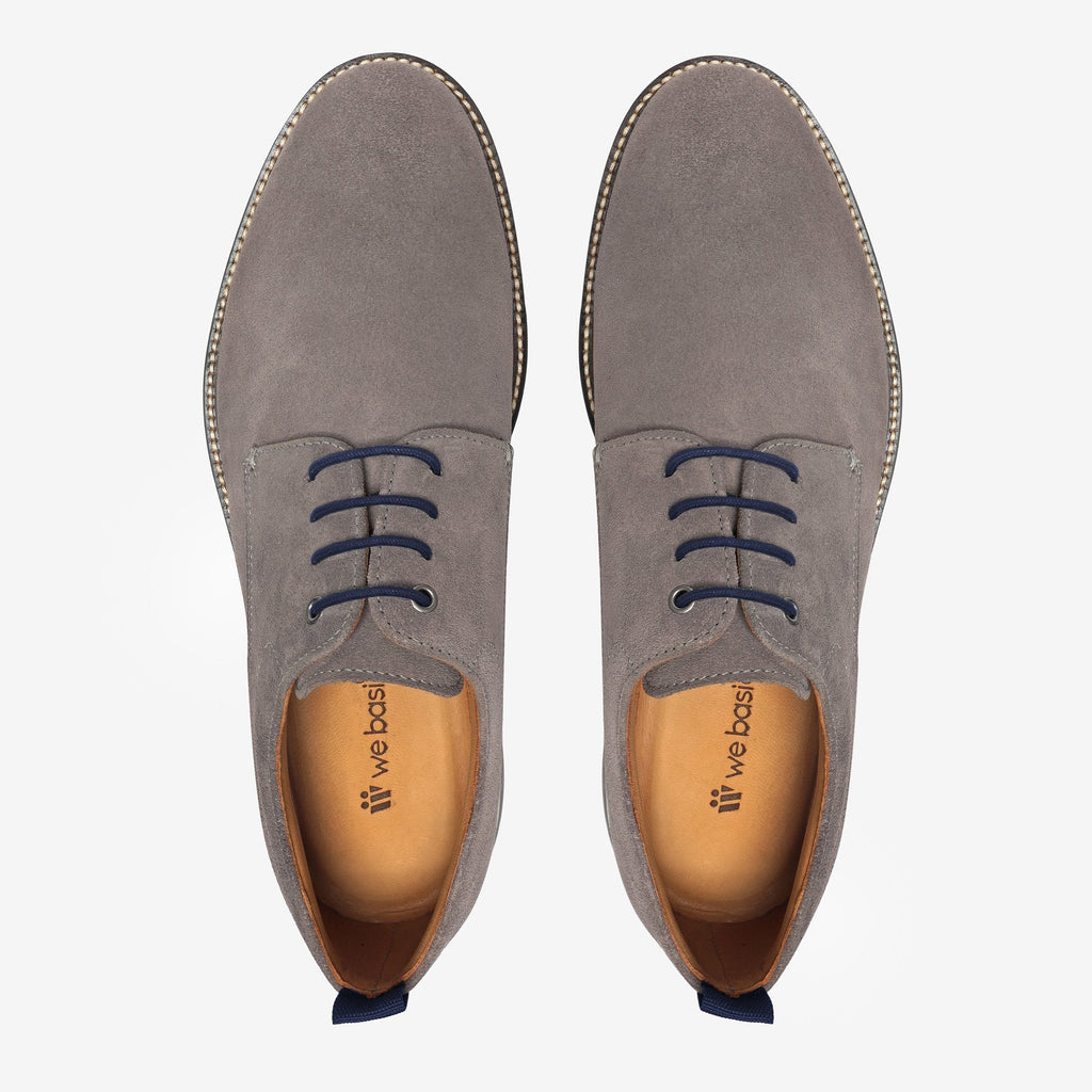 Sapato Masculino Derby - Winchester Camurça Cinza