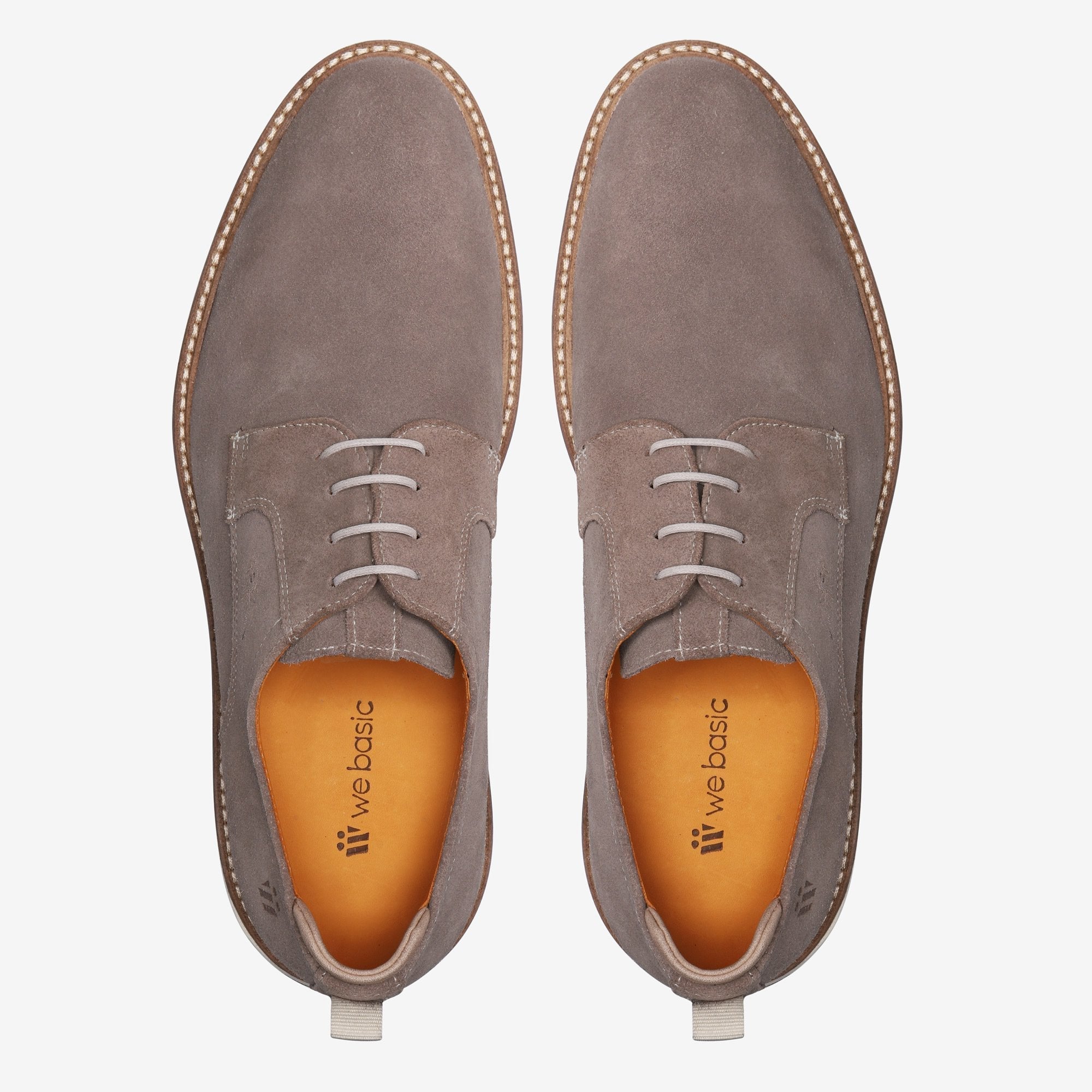 Sapato Masculino Derby Mancini Camurça Camel