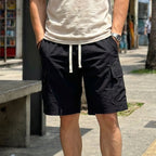 [Leve 4, Pague Só 2!] Bermuda Cargo Stark Masculina em Poliéster Resistente e Algodão de Modelagem Tática com Bolsos Expansíveis