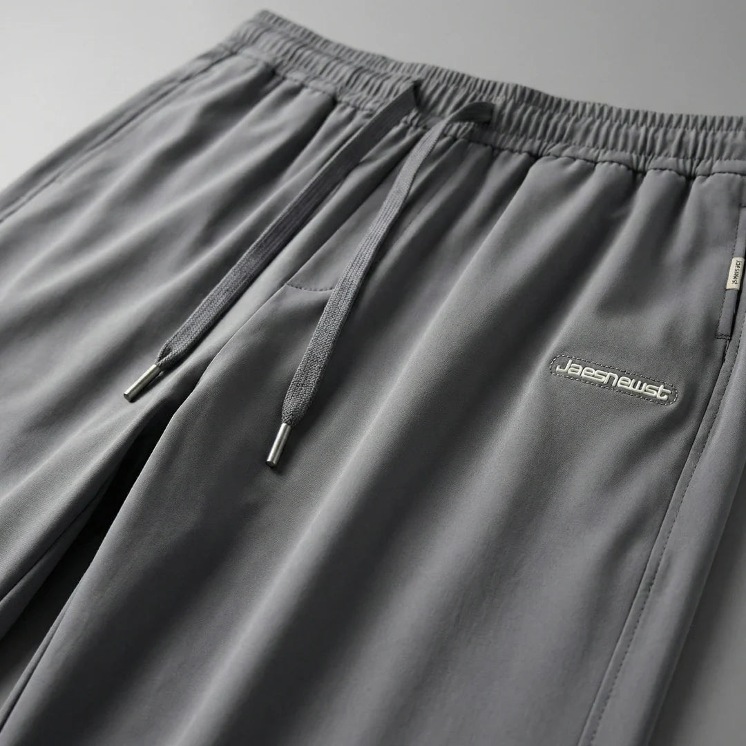 [Leve 3, Pague Só 2!] Calça Keldor Masculina em Tecido Ice Silk e Elastano de Alta Fluidez com Cós Elástico Ajustável