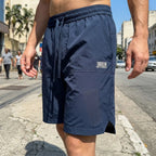 [Leve 5, Pague Só 3!] Bermuda Nexus Masculina em Tecido de Aparência de Nylon de Máxima Mobilidade com Ajuste Ergonômico e Costura Oculta