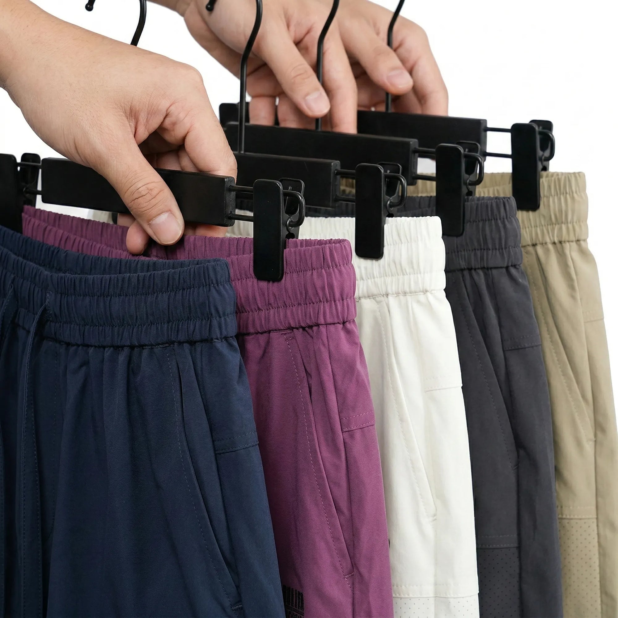 [Leve 5, Pague Só 3!] Bermuda Nexus Masculina em Tecido de Aparência de Nylon de Máxima Mobilidade com Ajuste Ergonômico e Costura Oculta