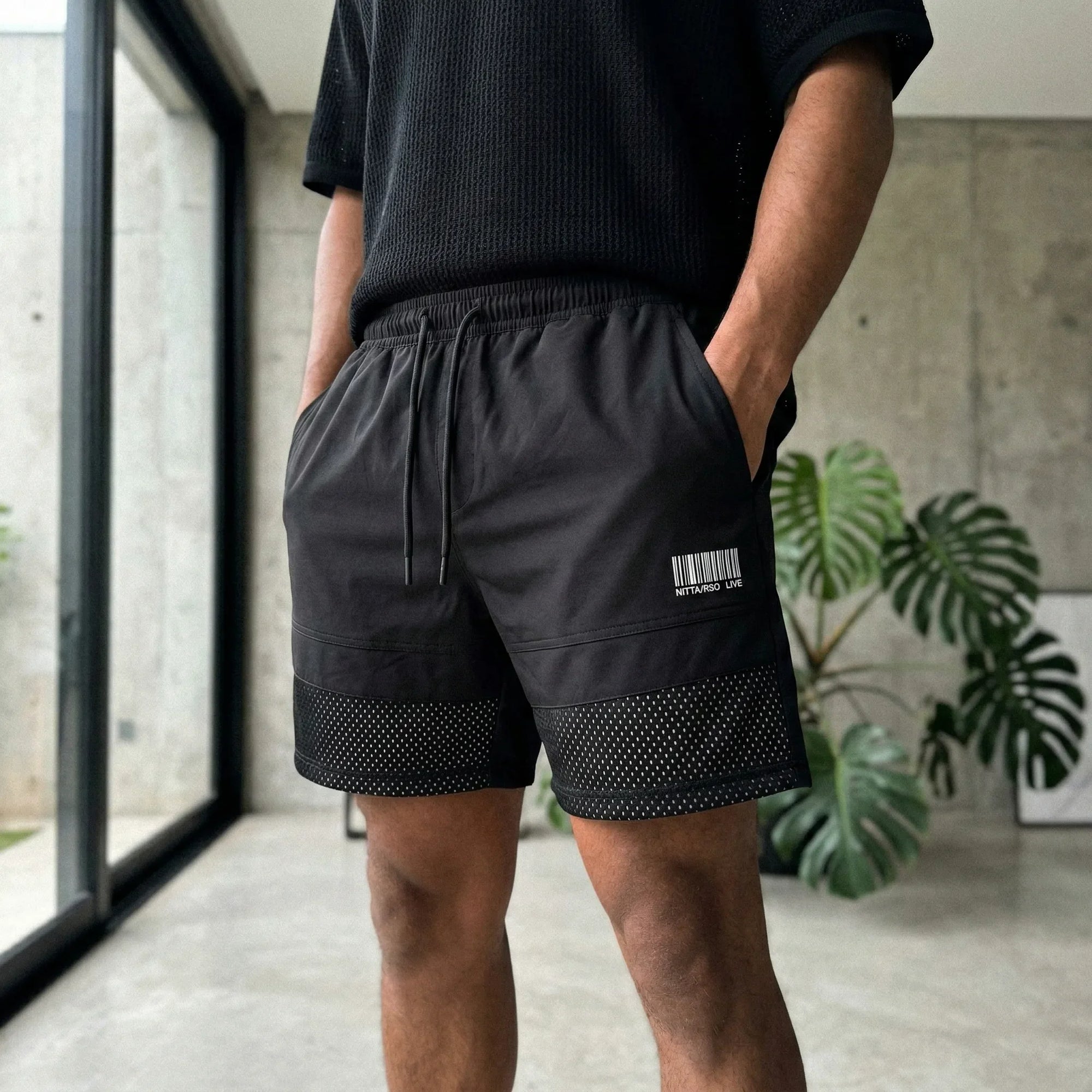 [Leve 5, Pague Só 3!] Bermuda Nexus Masculina em Tecido de Aparência de Nylon de Máxima Mobilidade com Ajuste Ergonômico e Costura Oculta