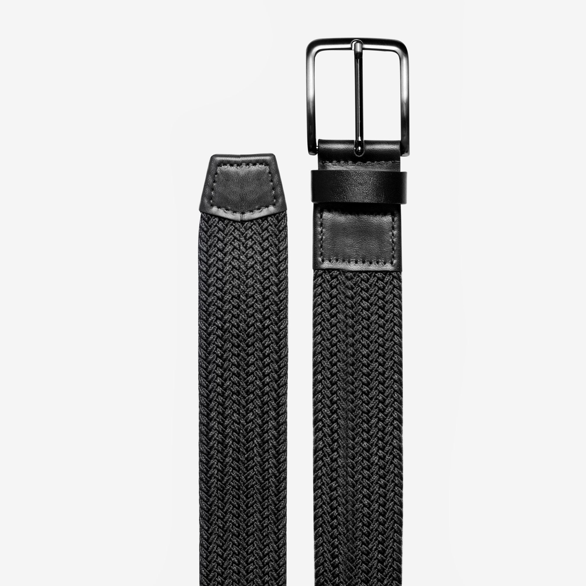 Cinto Trançado Preto c/ Elástico