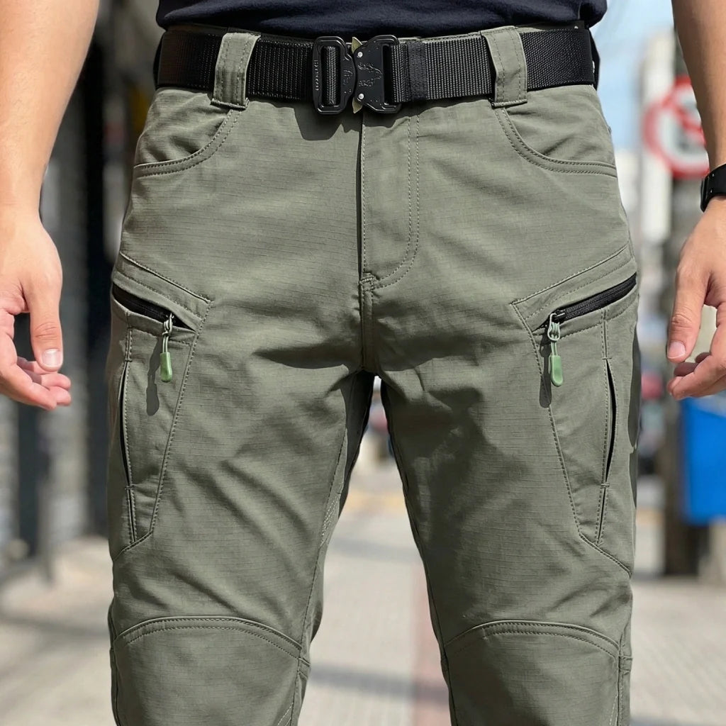 [Leve 4, Pague Só 2!] Calça Tática Delta Masculina em Ripstop Impermeável e Forro Mesh com Joelhos Articulados