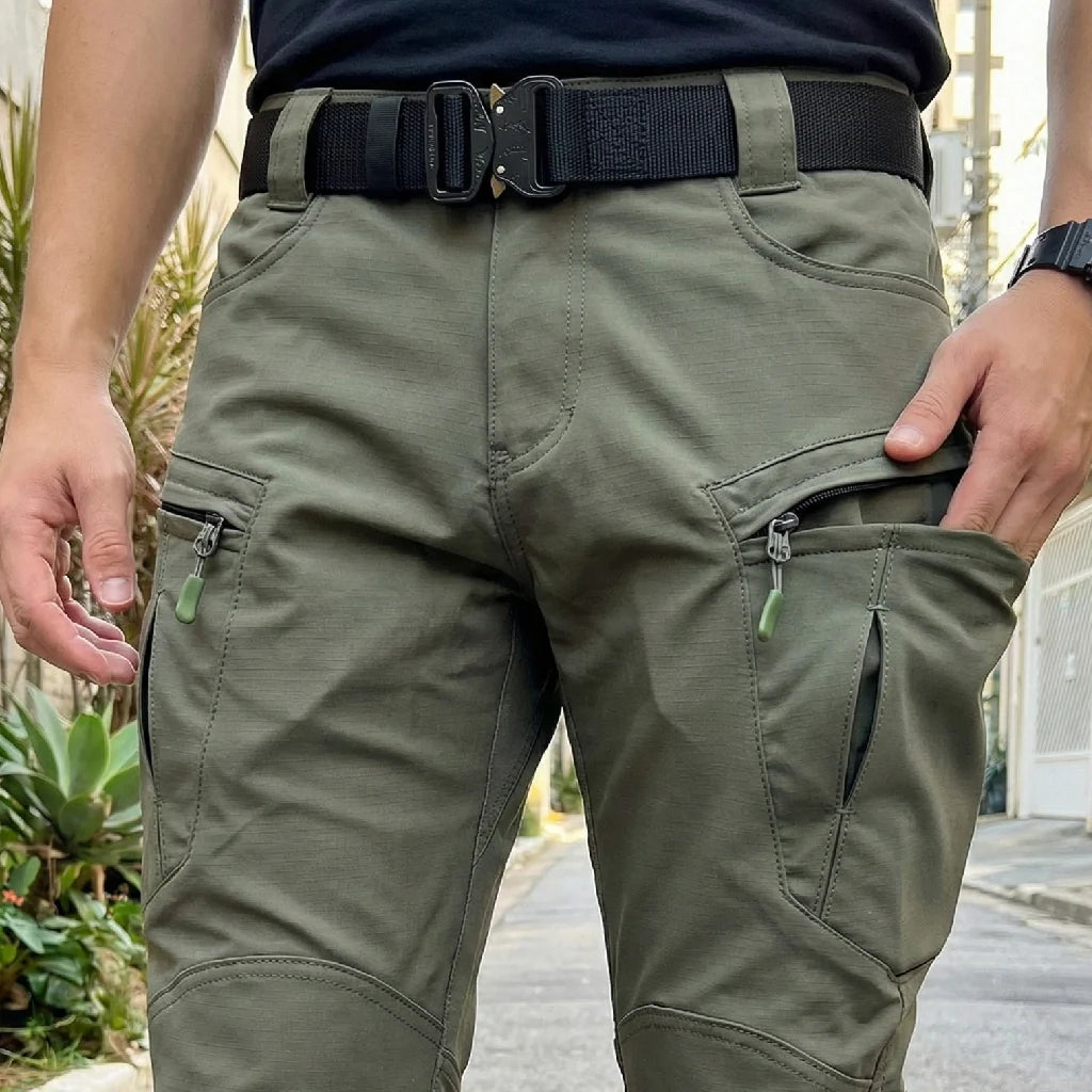 [Leve 4, Pague Só 2!] Calça Tática Delta Masculina em Ripstop Impermeável e Forro Mesh com Joelhos Articulados